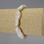 Baroque Pearl Bracelet with 'Oil Slick' Hue, 10×26mm ±, Length 18cm ± (Stretch)