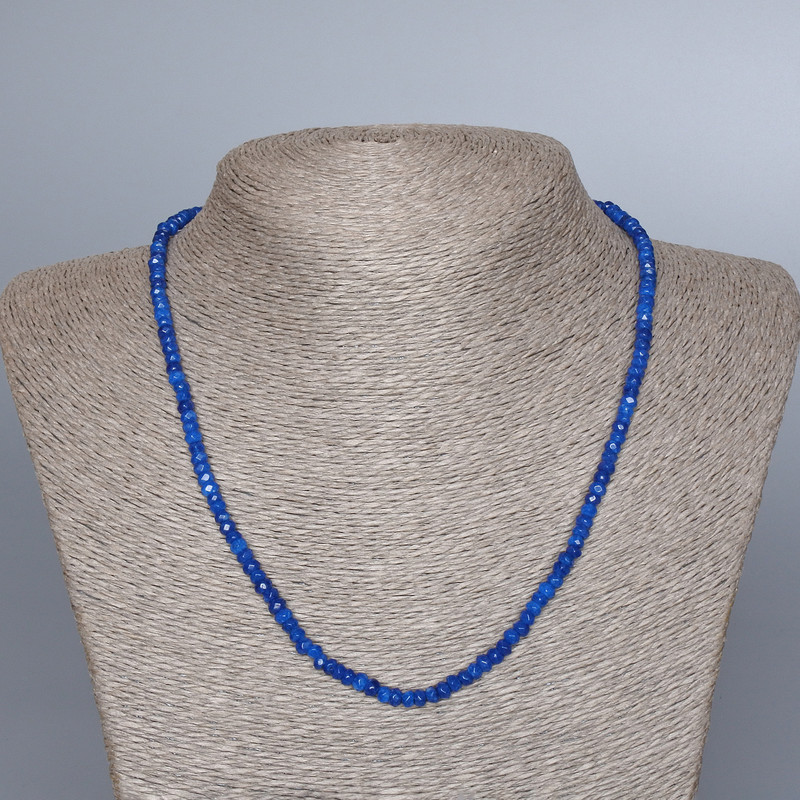Apatite Beads (Single) Faceted Rondelle, 4x2.5 mm ±, 48 cm length