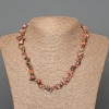 Rhodonite Necklace natural stone碎碎?