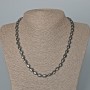 Hematite Pendant Necklace (Rectangle) 7×8×5 mm, length 50 cm