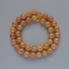 Calcite Beads Smooth Sphere 10mm Diameter, Necklace Length 39cm on Thread