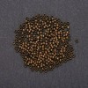 Crimp Fittings "Zahipi", diameter 2.5 mm, metal color "bronze" 200g