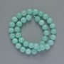 Amazonite Beads round smooth ball, diameter 10mm±, length 38cm± on thread