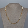 Yellow Agate Smooth Sphere Bead Necklace, 6mm diameter, length 48cm