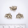 Finding Pendant Elephant 14mm "Bronze" Pack 20g +/-22pcs