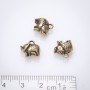 Finding Pendant Elephant 10mm "bronze" pack 20g +/-11pcs