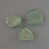 Pendant Amazonite natural stone unprocessed from, diameter 26×20 to 35×29mm± assortment