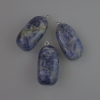 Sodalite Pendant, natural stone, diameter 35x17mm+