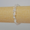 Moonstone Chip Bracelet, 7x4 mm, stretch, length 18 cm