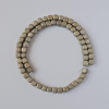 Pyrite Beads Natural Stone Cube, 6mm diameter + -, 40cm length + - on thread