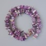 Phosphosiderite Beads, natural stone nugget, 11×3 mm diameter ±, length 39 cm ± on beading thread