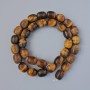 Tiger's Eye Beads natural stone bar, 10x12mm, ±, thread length 40cm ±