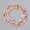 Pink Opal Beads, Natural Stone Faceted Cube Beads, 4mm± Diameter, 39cm± Thread Length