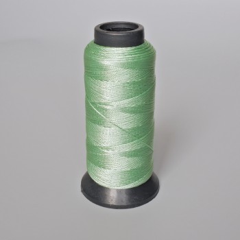 Bead spool Mint color, diameter 0.9 mm, capron thread for crafts 500 m