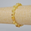 Yellow Opal Natural Stone Bead Bracelet, 6x3mm+-, 18cm length (stretch)