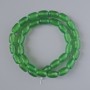Chrysoprase Beads, natural stone cylinder, diameter 8x12 mm ±, length 40 cm ± on thread