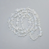 Moonstone Beads chip (synthetic), diameter 6-11×2-4mm +-, length 80cm+- on fishing line
