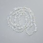 Moonstone Beads chip (synthetic), diameter 6-11×2-4mm +-, length 80cm+- on fishing line