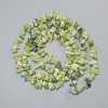 Tiger’s Eye Beads natural stone chip, diameter 8x4mm+-, length 80cm+- on fishing line