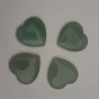 Jade Heart-shaped Gift Stone 25x25x6, 5(±)mm