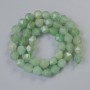 Jade Beads Natural Jade stone Grenulated Sphere, diameter 9×10mm±, length 38cm± on a thread