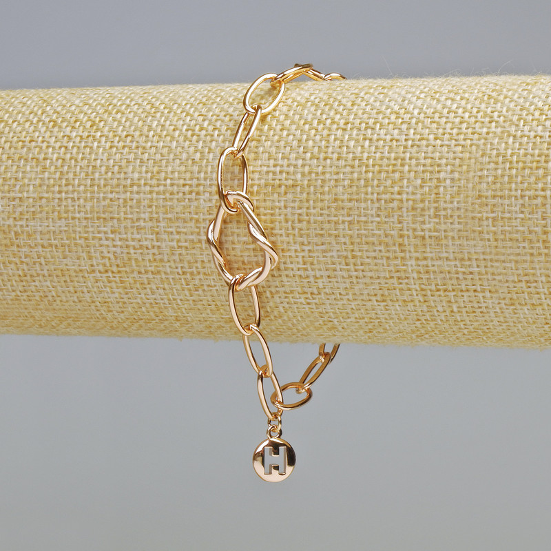 Xuping Gold-Plated Bracelet 18K, 6mm thickness ±, length 17-20 cm ±
