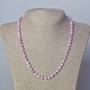 Kunzite Beads (single) smooth ball, diameter 6mm±, length 45-50cm±