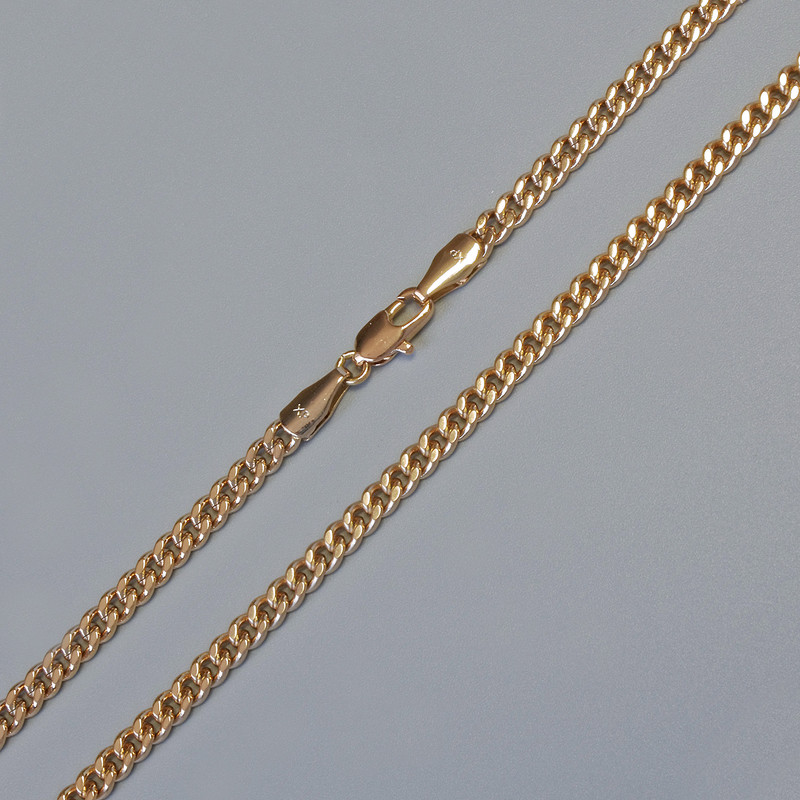 Xuping Chain 18K Gold Plating, 3.5 mm thick, length 45 cm