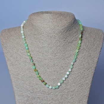 Chrysocolla Beads Natural Stone Faceted Cube Beads, 5mm Diameter, 48cm Length