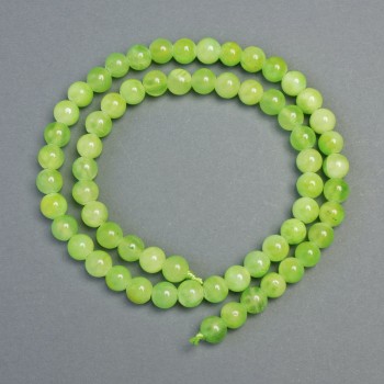 Onyx Beads natural stone smooth ball, diameter 6.5mm±, length 38cm± on thread