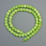 Onyx Beads natural stone smooth ball, diameter 6.5mm±, length 38cm± on thread
