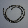 Sunstone Obsidian Natural Stone Smooth Sphere Beads 4.5mm diameter, 38cm length on thread