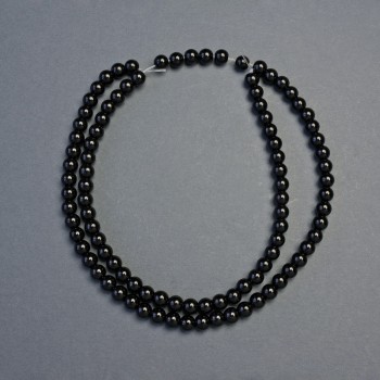 Agate Beads (raw) Smooth Round 4mm dia. +/- on Thread 38cm +/-