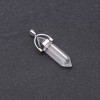 White Hexagon Pendant 41x34x9mm