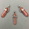 Tourmaline Hexagonal Pendant 4 cm