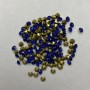 Blue Rhinestones Stones color blue, diameter 3.3 mm (+ -) ea / 4 g (+ -)