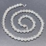 Beads Mountain Crystal with Topaz on Thread Faceted Bead, 6mm diameter, length 39cm
