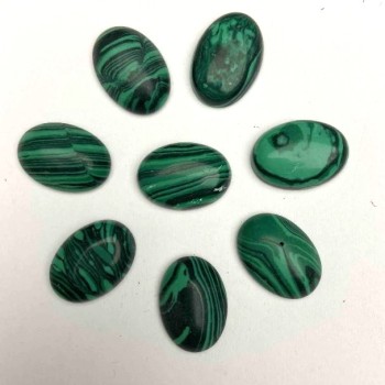 Cabochon Hardware Malachite (pressed) 18x13mm (+ -) price per 1 pc