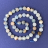 Calcite Beads Smooth Ball 8mm+ on Thread, Length 39cm+