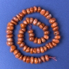 Red Jasper Oval Beads 10x6mm± on Thread, 40cm+ Length