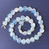 Moonstone Heart Beads 11x12x5mm± on Thread, 40cm+ Length