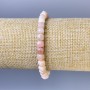 Opal Beaded Cube Bracelet, diameter 5mm, length 18cm, stretch
