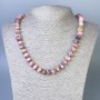 Rhodonite Beads Multistrand 10-13×7mm±, length 50cm± with clasp