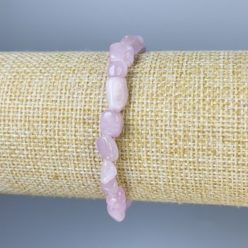 Kunzite Bead Bracelet, Faceted, diameter 6-12×6-7mm, length 18cm, stretch