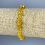 Bracelet Amber Chip, diameter 7x4mm +-, length 18cm+- stretch