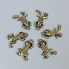 Pendant Frog Bronze Tone, 20×13×3 mm ± hole Ø1.5 mm ± packaging 20 g (~ 18 pcs)