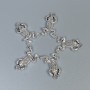 Pendant Frog color: silver, size 20×13×3 mm ±, hole diameter 1.5 mm ±, packaging 20 g (~18 pcs)
