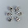 Bail (Bead Bail) color silver, size 10x5x6 mm +/- holes, diameter 4 mm +-, diameter 2 mm +/- packaging 20 g (~28 pcs)
