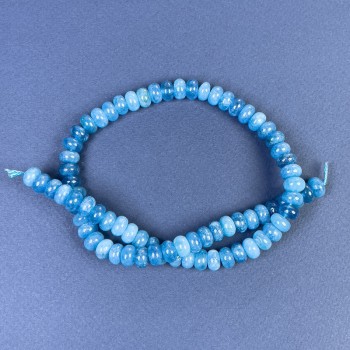 Apatite Rondelle Beads 8x5mm on Thread, 38cm Length+