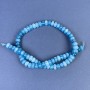 Apatite Rondelle Beads 8x5mm on Thread, 38cm Length+